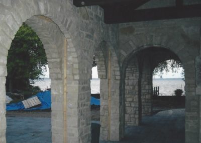 Stone arches 2 Gravonski Residence Iahmedia Dr. Oshkosh, WI   John Holihan Const