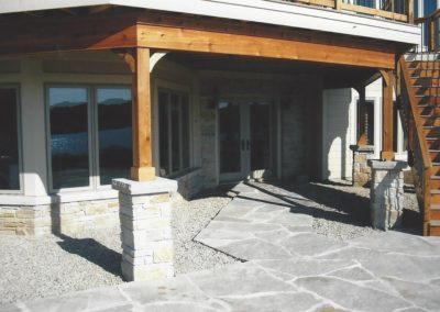 Stone exterior   Jim Ratos  N3700 Hwy 73 G. Lake